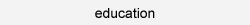 education menu